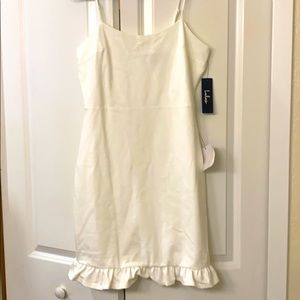 Brand new lulus white spaghetti mini dress